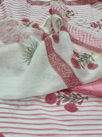 Indian Handloom Block Print Cotton Suit – Fabric and Print Close-Up
