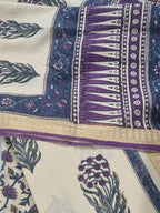 Cotton Bottom Fabric with Block Print – Unstitched Salwar Suit – SKU 1141
