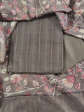 Chanderi Silk Kalamkari Dupatta with Zari Weaving on Pallu | Brown Ethnic Wear | Tantuvanacrafts