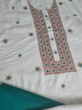 Mirror work Kantha co-ord set in cotton – handloom Indian ethnic wear